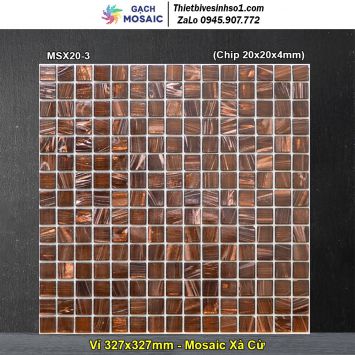 Gạch Mosaic Xà Cừ MSX20-3