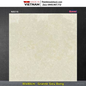 Gạch 80x80 NPG N8016 Vân Đá Vàng