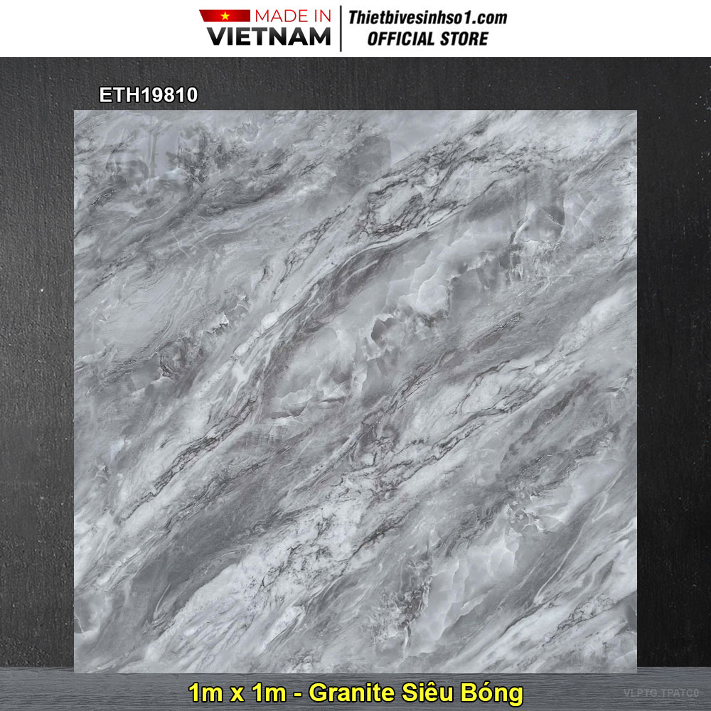 Gạch 1m x 1m PTG ETH19810 Vân Đá Ghi
