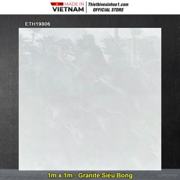 nuGạch 1m x 1m PTG ETH19806 Vân Đá Sáng