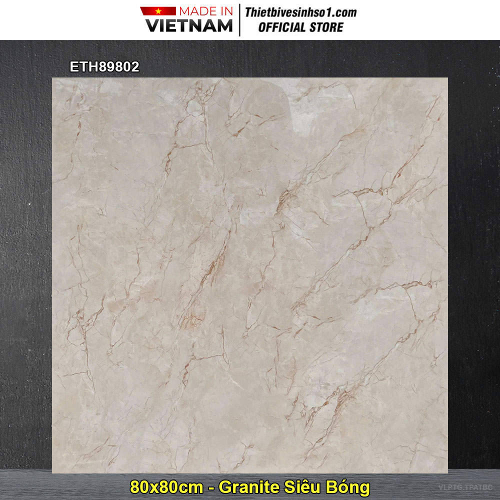 Gạch 80x80 PTG ETH89802 Vân Vàng Đỏ Gạch 80x80 PTG ETH89802 Vân Vàng Đỏ