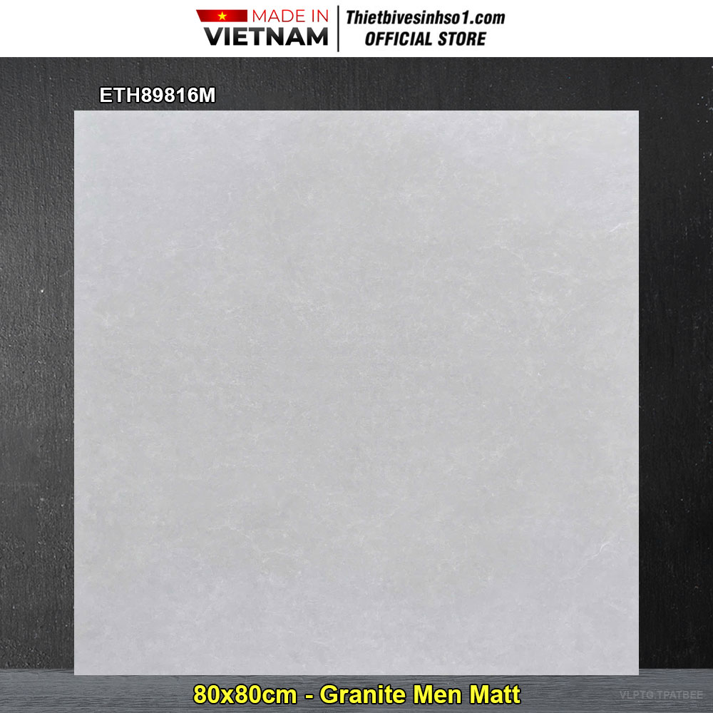 Gạch 80x80 PTG ETH89816M Vân Xám