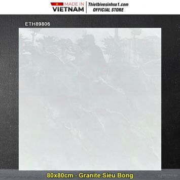 Gạch 80x80 PTG ETH89806 Vân Đá Sáng