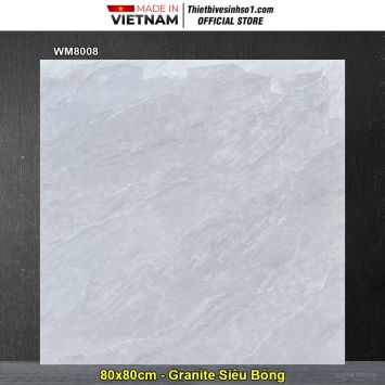 Gạch 80x80 PTG WM8008 Vân Xám
