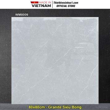 Gạch 80x80 PTG WM8009 Vân Xám