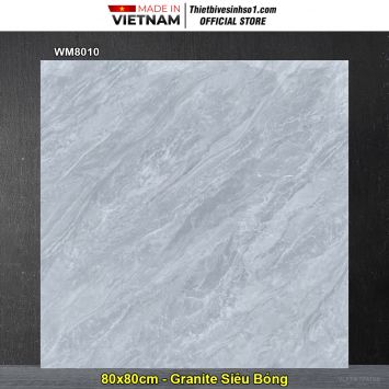 Gạch 80x80 PTG WM8010 Vân Xám