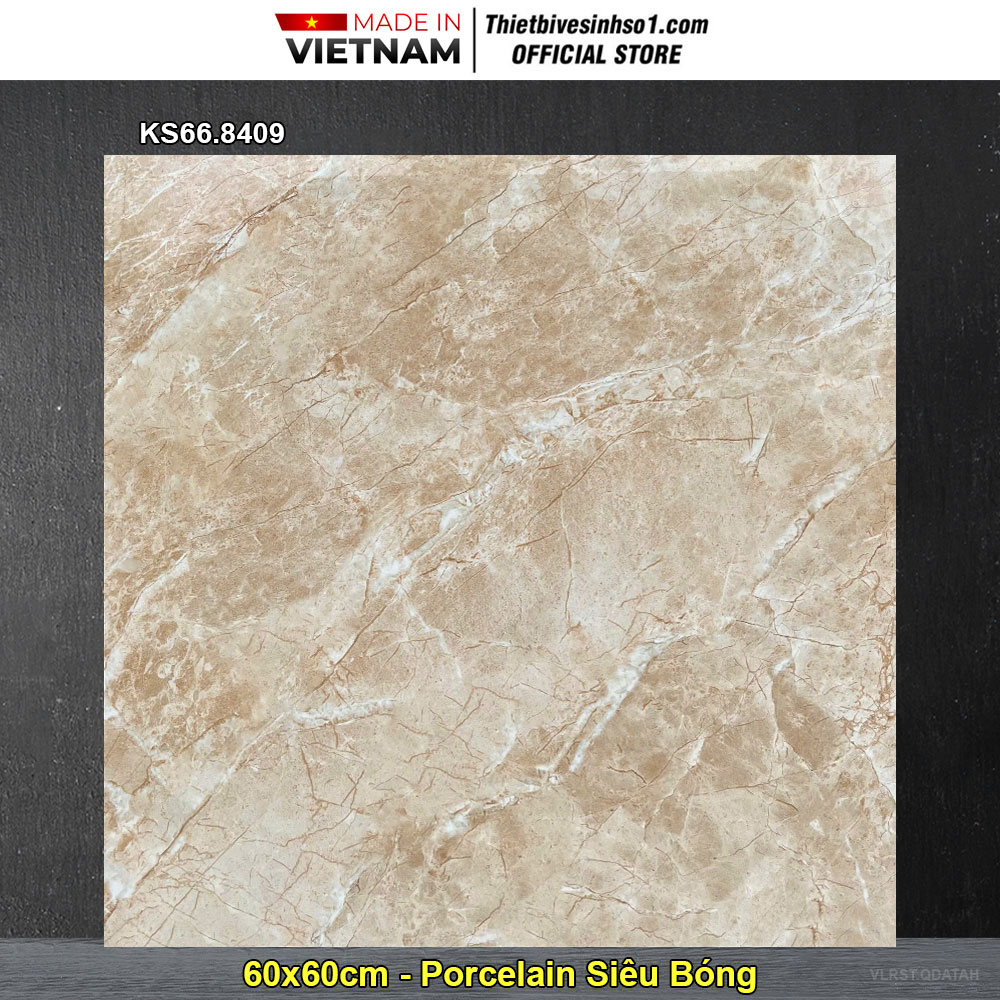 Gạch 60x60 Redstar KS66.8409 Đá Vàng Nâu Gạch 60x60 Redstar KS66.8409 Đá Vàng Nâu