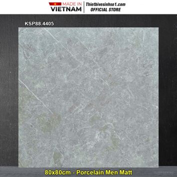 Gạch 80x80 Redstar KSP88.4405 Vân Xám