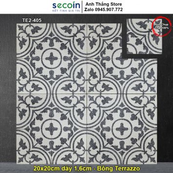 Gạch Bông Terrazzo 20x20 Secoin TE2-405