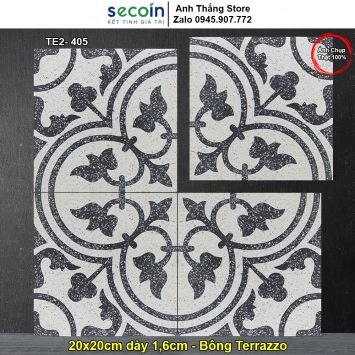 Gạch Bông Terrazzo 20x20 Secoin TE2-405