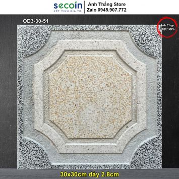 Gạch Lát Sân 30x30 Terrazzo Đa Màu Secoin OD3-30-51