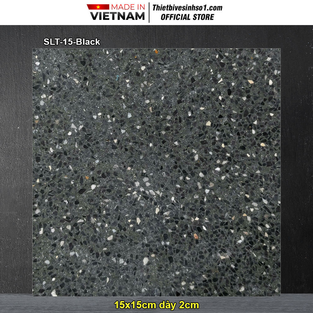 Gạch 15x15 Terrazzo Secoin SLT-15-Black Gạch 15x15 Terrazzo Secoin SLT-15-Black