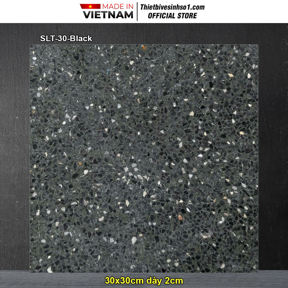 Gạch 30x30 Terrazzo Secoin SLT-30-Black Gạch 30x30 Terrazzo Secoin SLT-30-Black