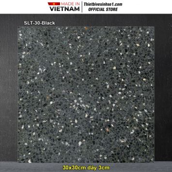 Gạch 30x30 Terrazzo Secoin SLT-30-Black
