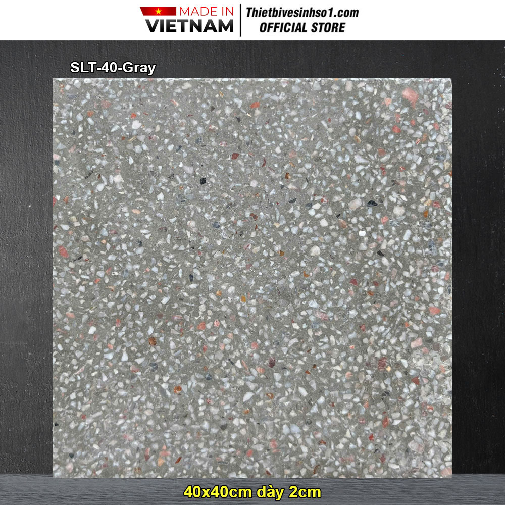 Gạch 40x40 Terrazzo Secoin SLT-40-Gray Gạch 40x40 Terrazzo Secoin SLT-40-Gray