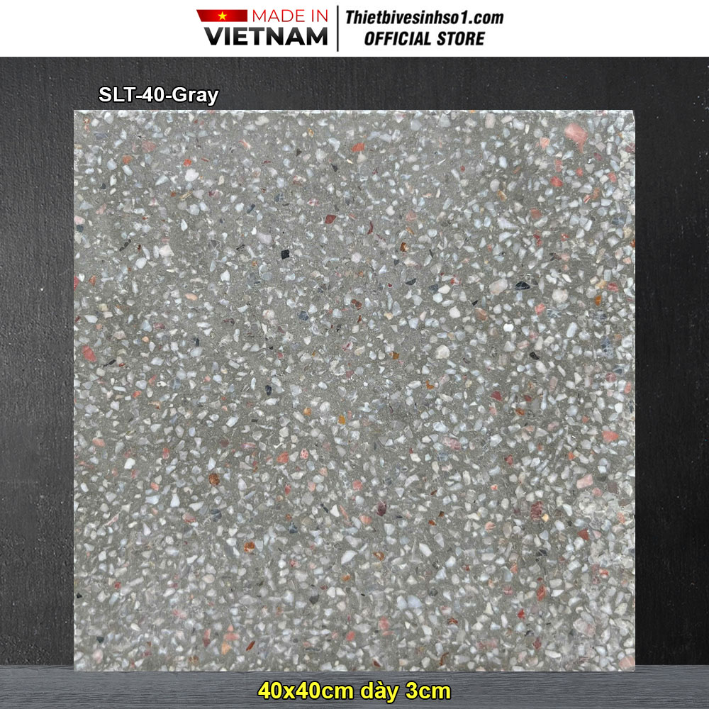 Gạch 40x40 Terrazzo Secoin SLT-40-Gray