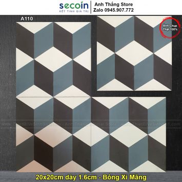 Gạch Bông Xi Măng 20x20 Secoin A110