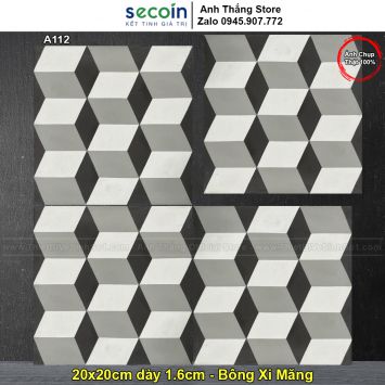 Gạch Bông Xi Măng 20x20 Secoin A112