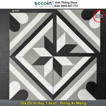 Gạch Bông Xi Măng 20x20 Secoin A151
