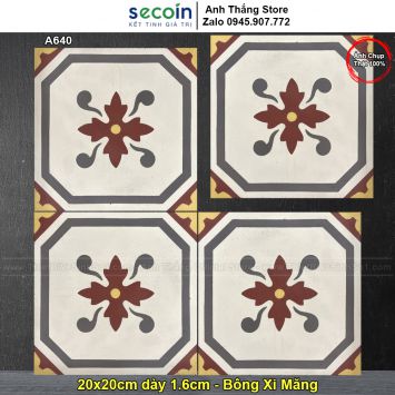 Gạch Bông Xi Măng 20x20 Secoin A640