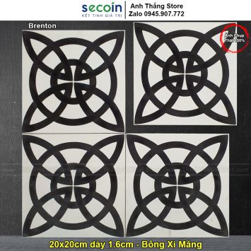 Gạch Bông Xi Măng 20x20 Secoin Brenton