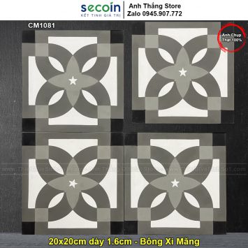 Gạch Bông Xi Măng 20x20 Secoin CM1081