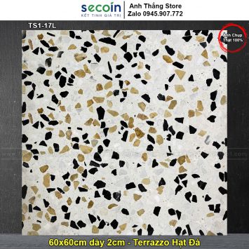 Gạch 60x60 Terrazzo Hạt Đá Secoin TS1-17L