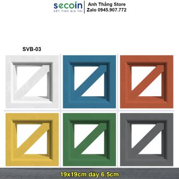 Gạch Thông Gió 19x19 Secoin SVB-03