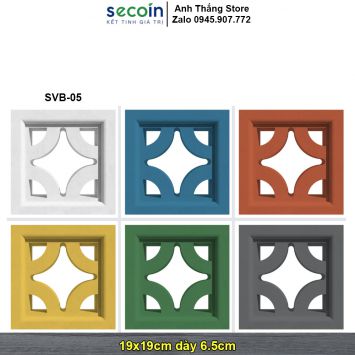 Gạch Thông Gió 19x19 Secoin SVB-05