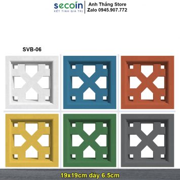 Gạch Thông Gió 19x19 Secoin SVB-06