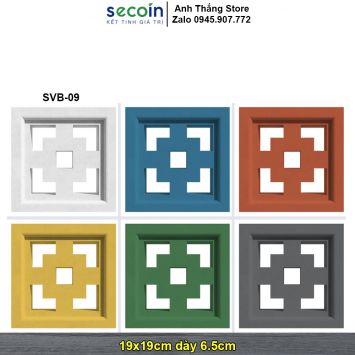 Gạch Thông Gió 19x19 Secoin SVB-09