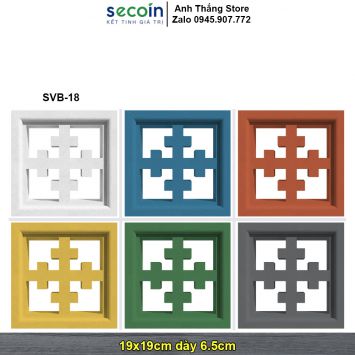 Gạch Thông Gió 19x19 Secoin SVB-18