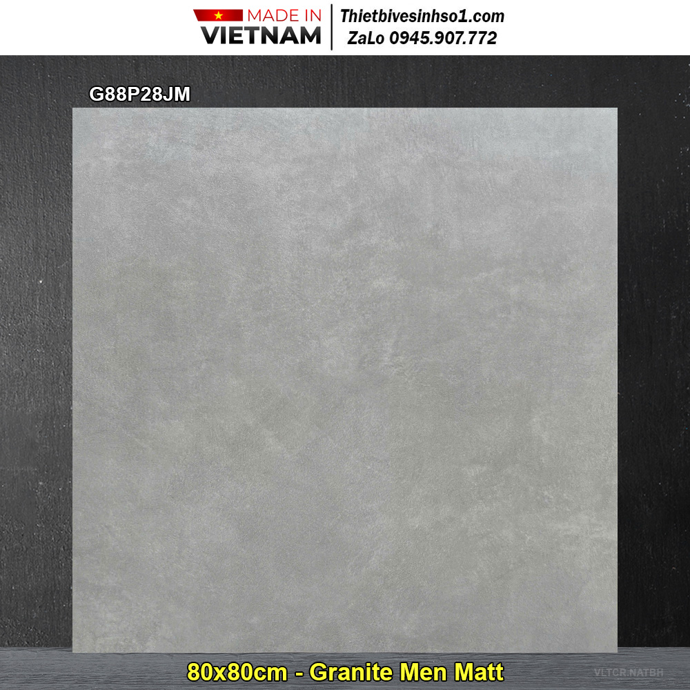 Gạch 80x80 Taicera G88P28JM Ghi Xám