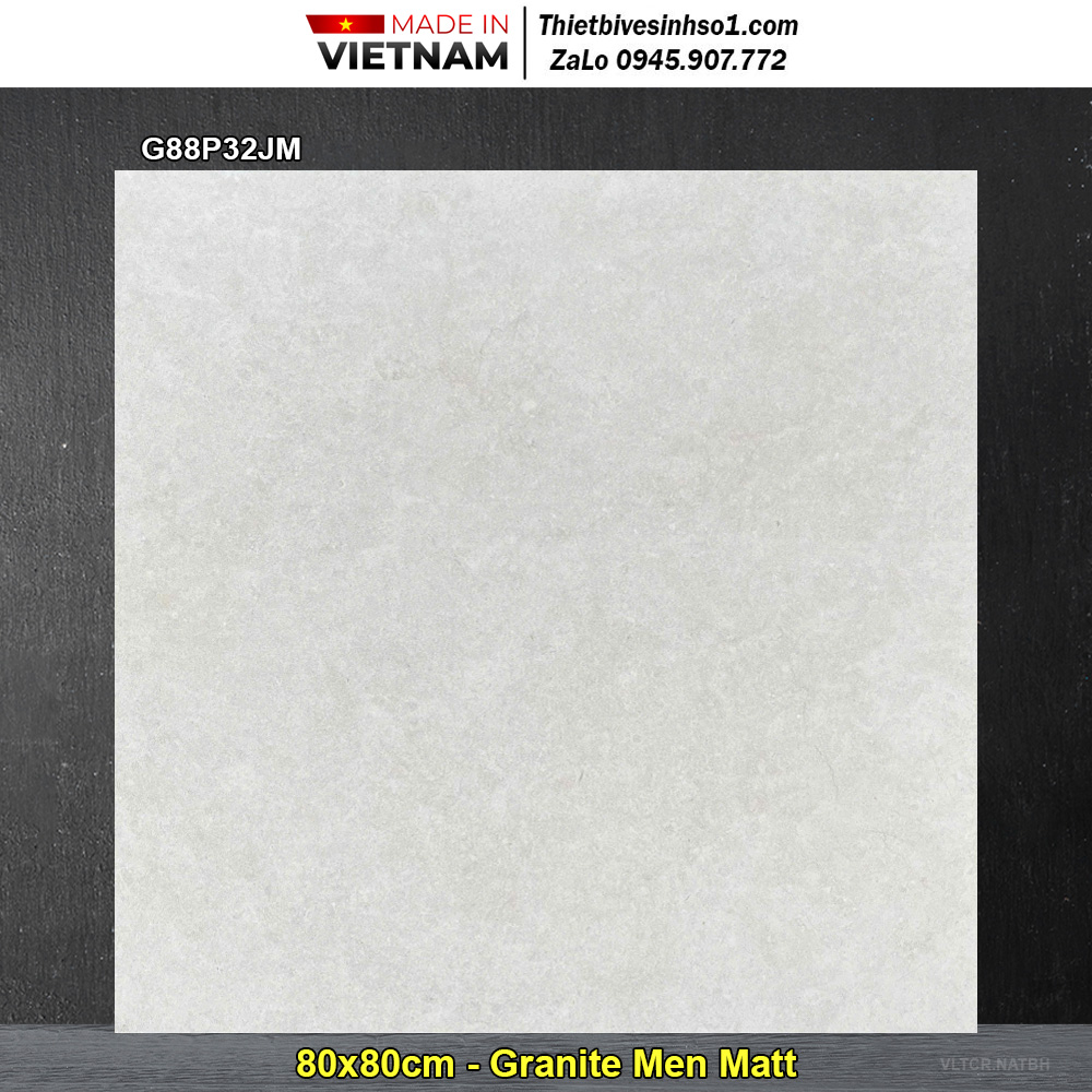 Gạch 80x80 Taicera G88P32JM Xám Kem