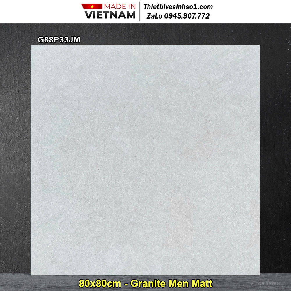 Gạch 80x80 Taicera G88P33JM Vân Xám