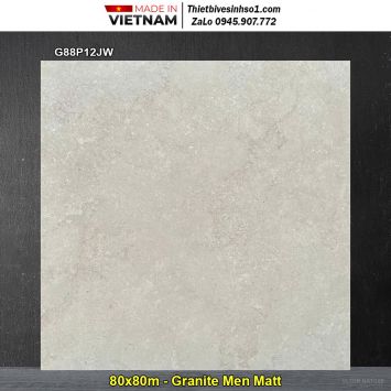 Gạch 80x80 Taicera G88P12JW Vân Xám Vàng