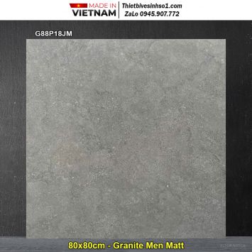 Gạch 80x80 Taicera G88P18JM Ghi Xám