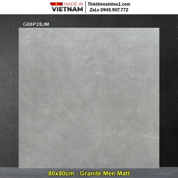 Gạch 80x80 Taicera G88P28JM Ghi Xám