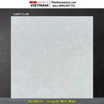 Gạch 80x80 Taicera G88P33JM Vân Xám
