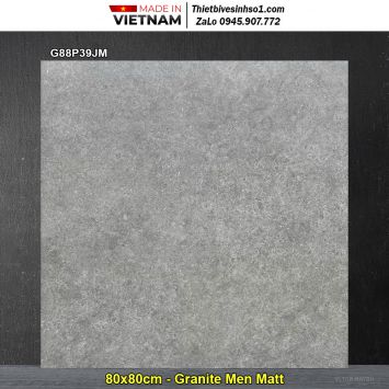 Gạch 80x80 Taicera G88P39JM Ghi Xám
