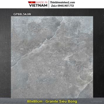 Gạch 80x80 Taicera GP88L54JW Vân Đá Ghi