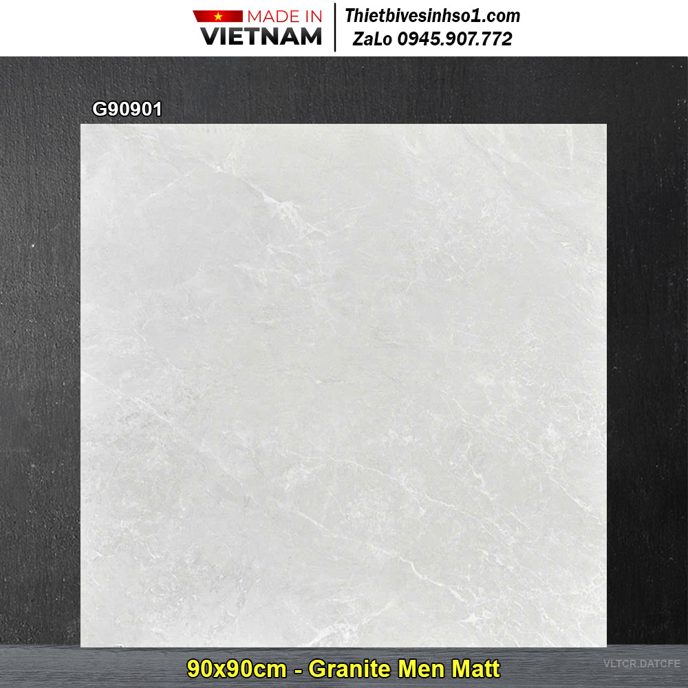 Gạch 90x90 Taicera G90901 Vân Xám