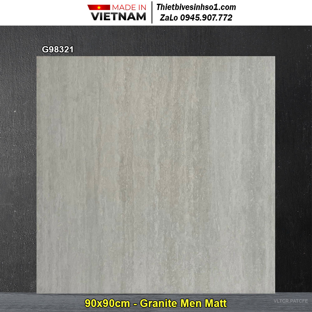 Gạch 90x90 Taicera G98321 Vân Xám