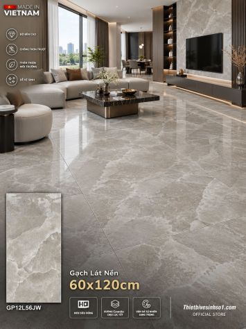 Gạch 60x120 Taicera GP12L56JW Vân Nâu Xám