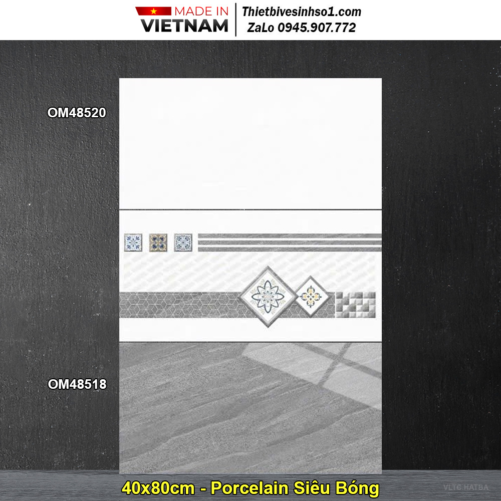 Gạch 40x80 Thắng Cường OM48518-OM48520