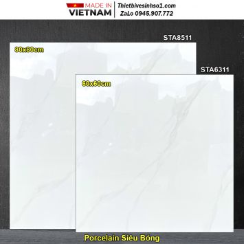 Gạch 80x80 Và 60x60 Thắng Cường STA8511-STA6311