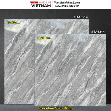 Gạch 80x80 Và 60x60 Thắng Cường STA8514-STA6314