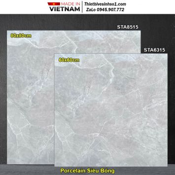 Gạch 80x80 Và 60x60 Thắng Cường STA8515-STA6315