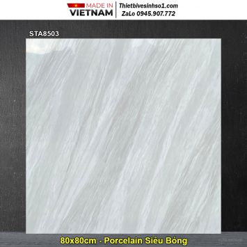 Gạch 80x80 Thắng Cường STA8503 Vân Sọc Xám