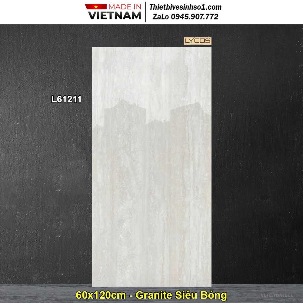 Gạch 60x120 Thắng Cường L61211 Vân Sọc Dưa